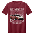 Carson Hocevar Merch #77 Carson Hocevar Classic Collision T-Shirt Spire Motorsports Shirt 2026 - Merchluma