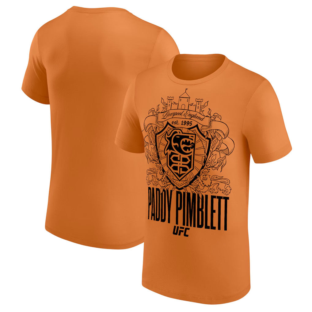 Paddy Pimblett Merch 2026 Paddy Pimblett UFC Liverpool Crest T-Shirt UFC Merchandise Fan Gifts - Merchluma