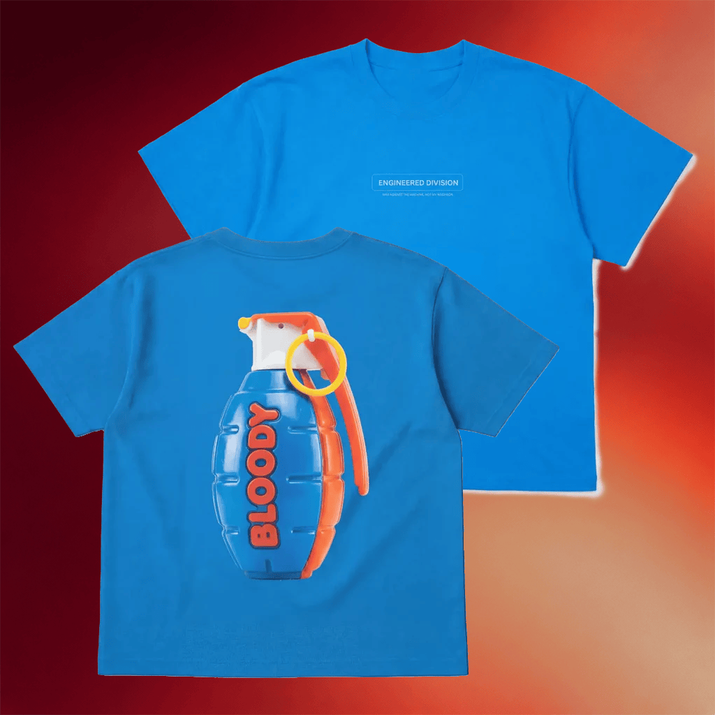 Bloody Sunday Merch 2026 Frag T-Shirt Engineered Division Shirt Bloody Sunday Clothing - Merchluma