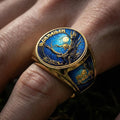 Iron Maiden Fear Of The Dark Ring Iron Maiden Merch Meaningful Gifts - Merchluma