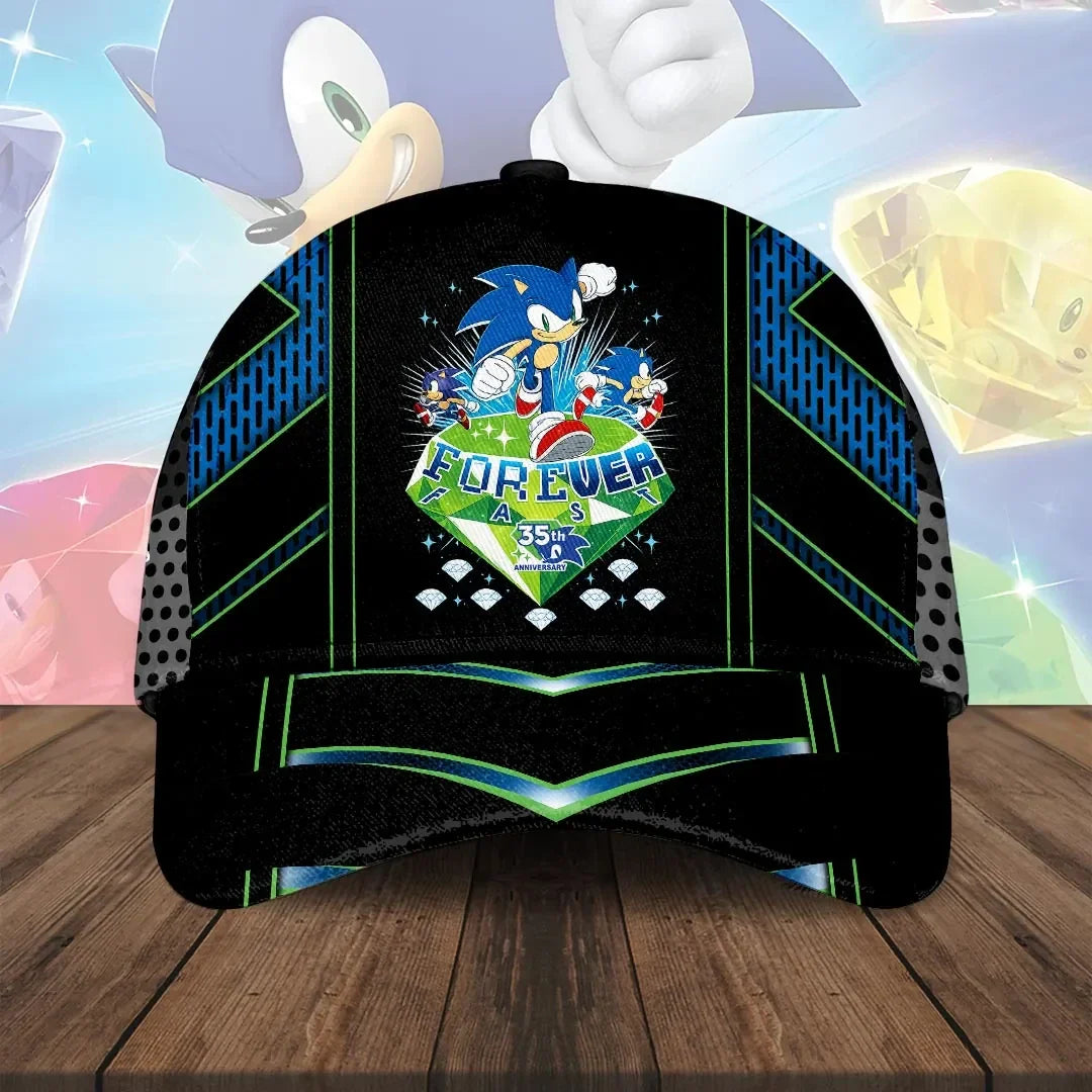 Sonic The Hedgehog 35th Anniversary Merch 2026 Forever Fast Hat Unique Gift For Husband - Merchluma