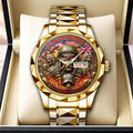 Iron Maiden 50th Anniversary Watch Iron Maiden Merch Gift Ideas For Husband - Merchluma