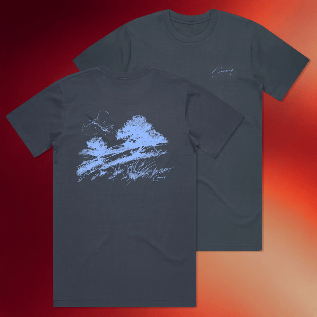 Caamp Merch Rolling Hills Sketch T-Shirt Gifts For Band Fans - Merchluma