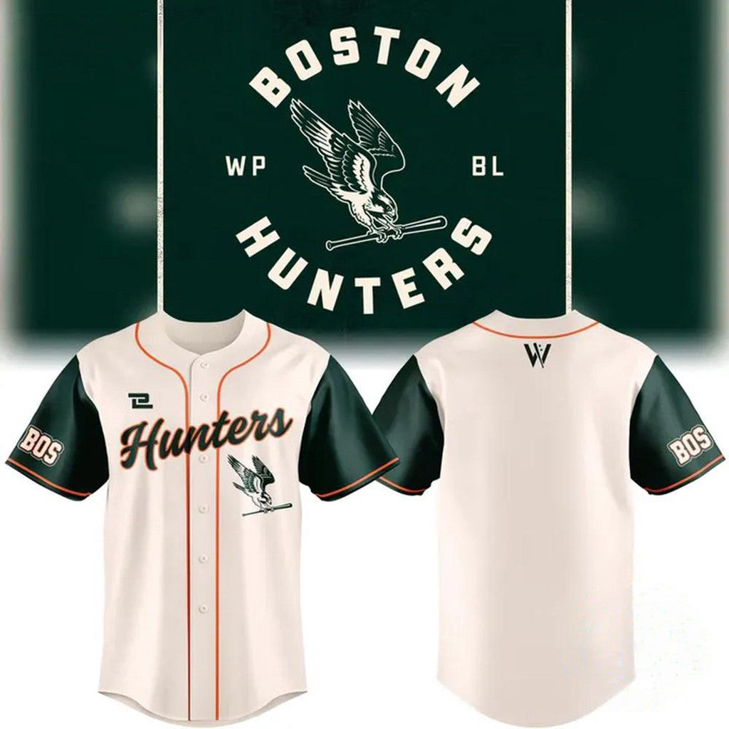 Boston Hunters Home Replica 2026 Baseball Jersey Boston Hunters Merch Unique Gift - Merchluma
