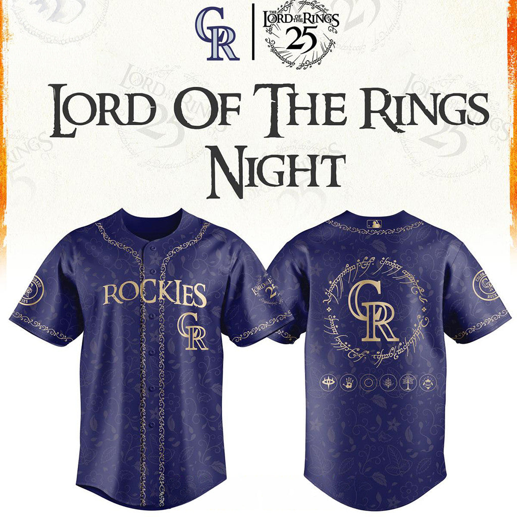 Colorado Rockies Merch The Lord Of The Rings 2026 Baseball Jersey Gifts For Brother - Merchluma