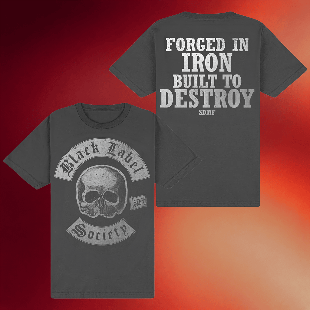 Black Label Society Merch 2026 Forged In Iron T-Shirt Built To Destroy SDMF Shirt Gifts For Fan - Merchluma