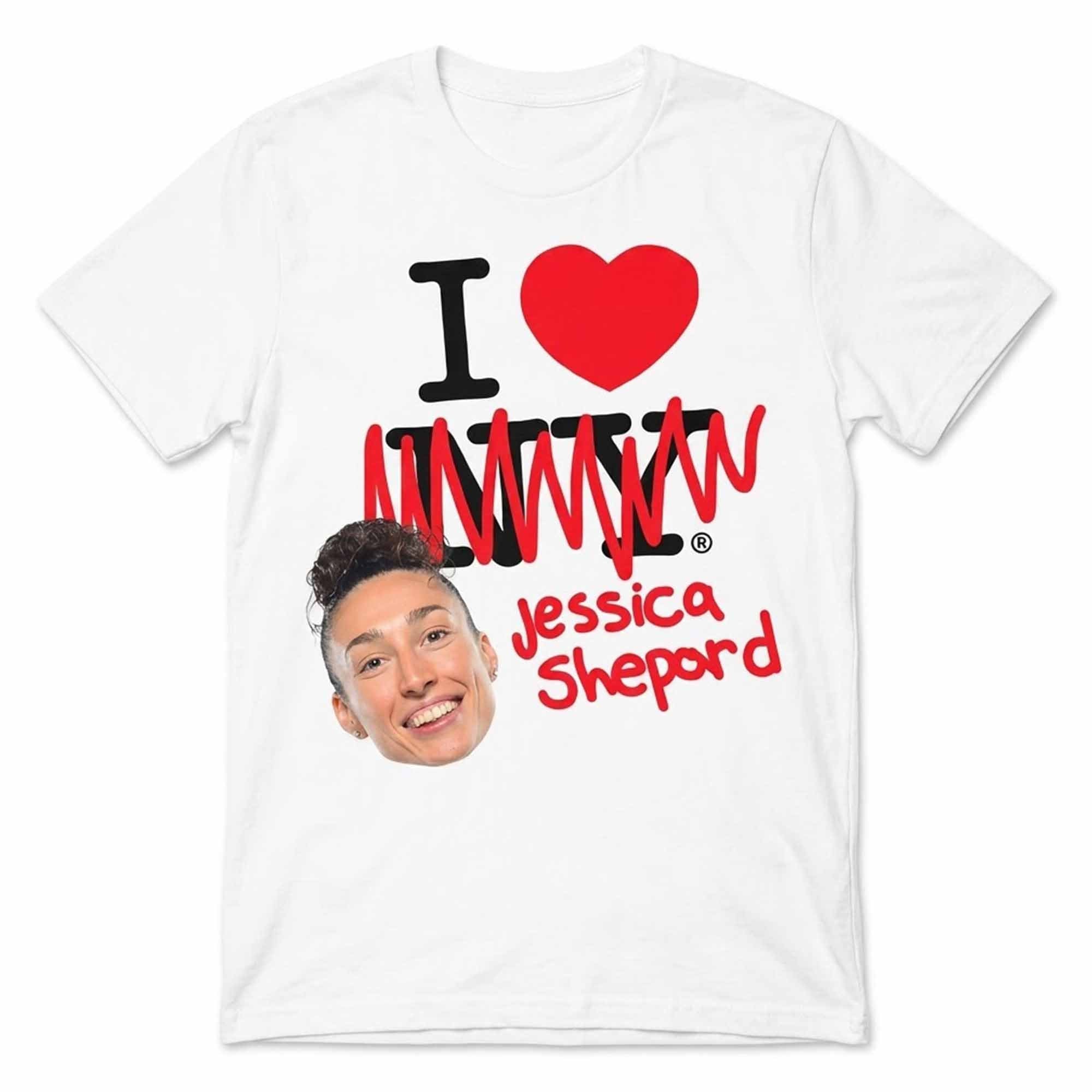 I Love NY Jessica Shepard Shirt Dallas Wings Merch 2026 Present For Basketball Fans - Merchluma