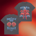 Bruno Mars Merch 2026 Detroit The Romantic Tour Vintage T-Shirt Bruno Mars Shirts Gift For Fans - Merchluma