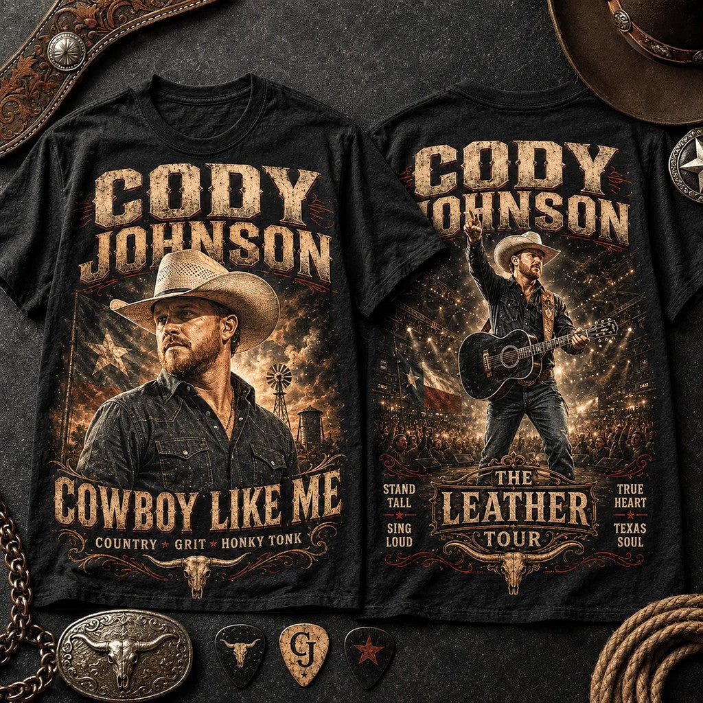 Cody Johnson Cowboy Like Me Country Music T-Shirt Cody Johnson Merch Gifts For Brother - Merchluma