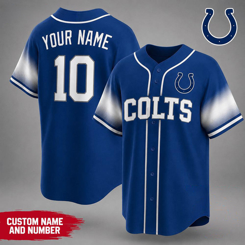 Personalized Indianapolis Colts Team Pride Baseball Jersey Indianapolis Colts Merch Gifts - Merchluma