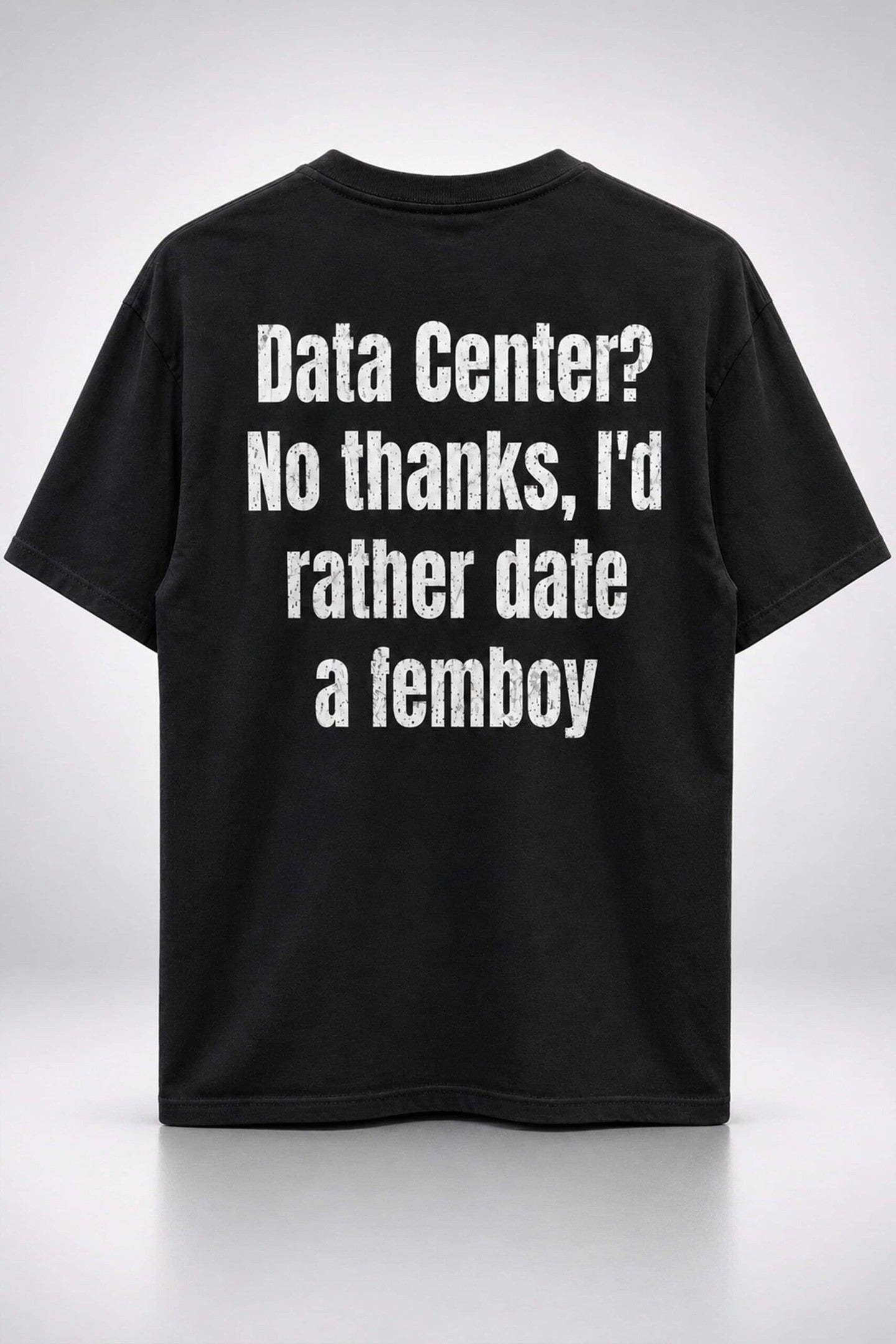 Data Center No Thanks I'd Rather Date A Femboy Shirt Anti AI Apparel LGBTQ Gifts Ideas - Merchluma