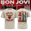 Bon Jovi Forever Tour New York Madison Square Garden T-Shirt Bon Jovi Merch Gifts For Fans - Merchluma