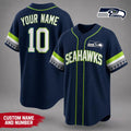 Personalized Seattle Seahawks Merch Seattle Seahawks Team Pride Baseball Jersey Gifts For Him - Merchluma