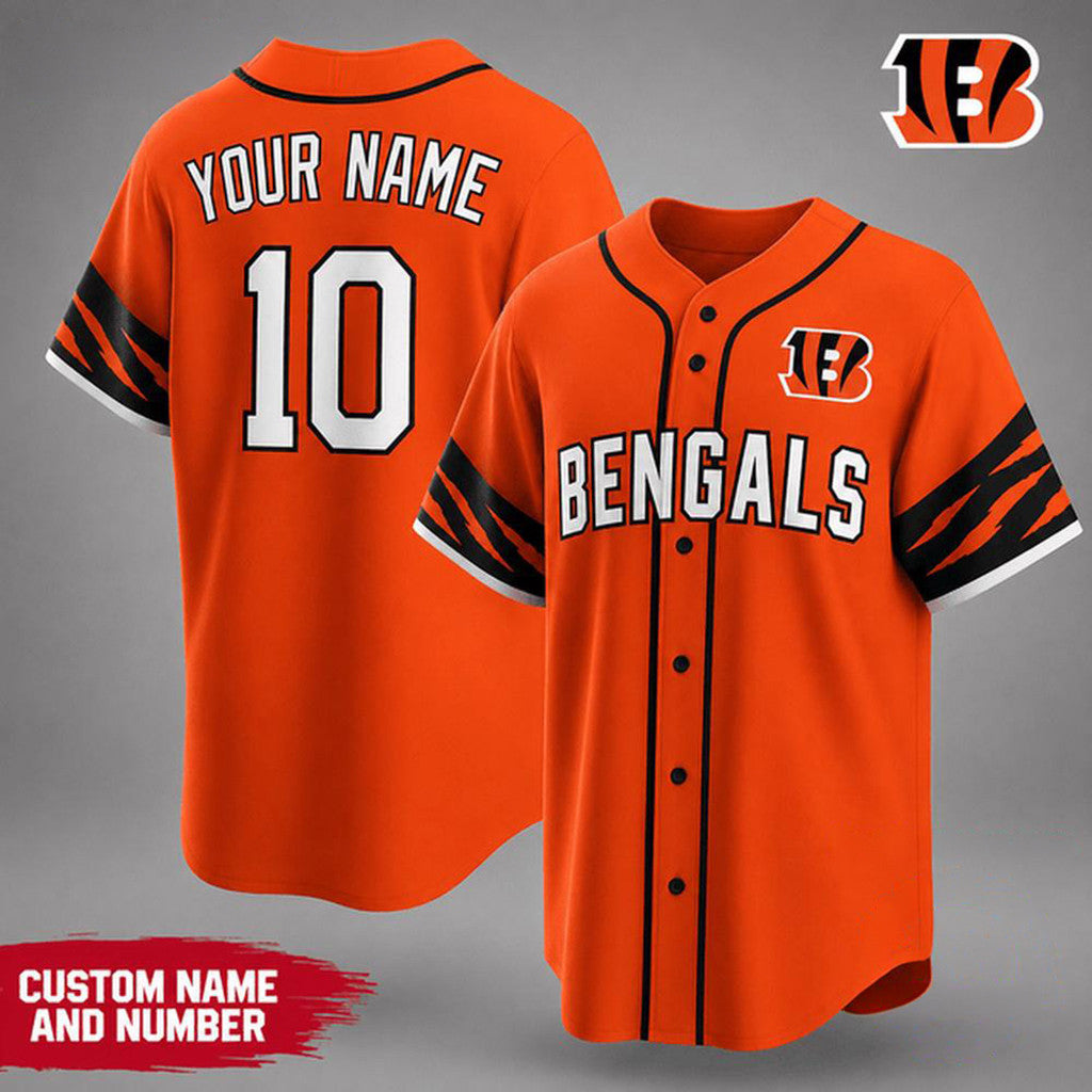 Personalized Cincinnati Bengals Team Pride Baseball Jersey Cincinnati Bengals Merch Gift For Fan - Merchluma