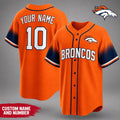 Personalized Denver Broncos Team Pride Baseball Jersey Denver Broncos Merch Gifts For Husband - Merchluma