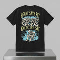 Heart Says Pit Knees Say Sit Shirt Skeleton Mosh Pit T-Shirt 2026 Funny Gifts For Brothers - Merchluma