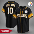 Personalized Pittsburgh Steelers Team Pride Baseball Jersey Pittsburgh Steelers Merch Present - Merchluma