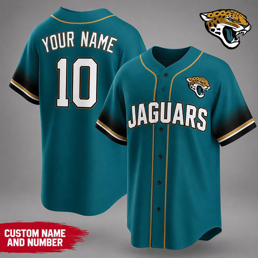 Personalized Jacksonville Jaguars Team Pride Baseball Jersey Jacksonville Jaguars Merch Fan Gift - Merchluma