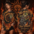 Godsmack No Mercy Tie Dye T-Shirt No Mercy Just Power Godsmack Shirt Best Gifts For Her - Merchluma