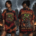 Disturbed Rat Hot Rod Premium Tie Dye T-Shirt Disturbed Break The Silence Unleash The Fury Shirt - Merchluma