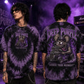 Deep Purple Louder Than Midnight Tie-Dye T-Shirt Deep Purple Merch Meaningful Gifts For Husband - Merchluma