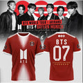 BTS World Tour Arirang X FC Bayern Munich T-Shirt Bangtan Boys Merch Gifts For Brother - Merchluma