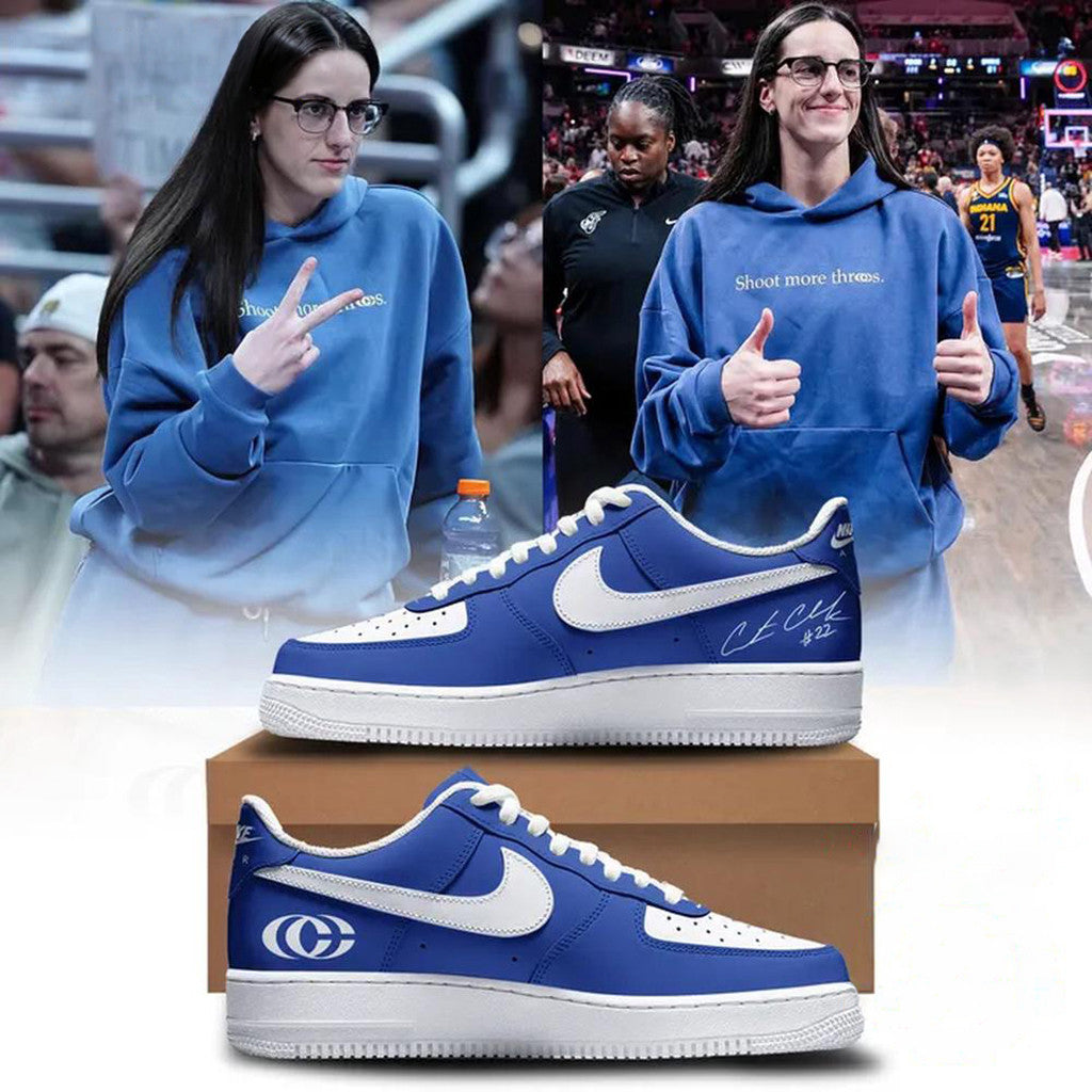 Caitlin Clark Shoot More Threes Shoes Caitlin Clark Signatures 2026 Merch Fan Gift - Merchluma