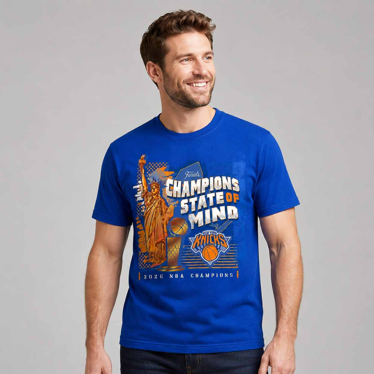 NY Knicks Jack Antonoff Finals Champions State Of Mind 2026 Shirt Knicks Merch Gift For Fans - Merchluma