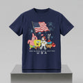 Spongebob God Bless Bikini Bottom USA Shirt Funny Patriotic Shirt Gift For Friends - Merchluma