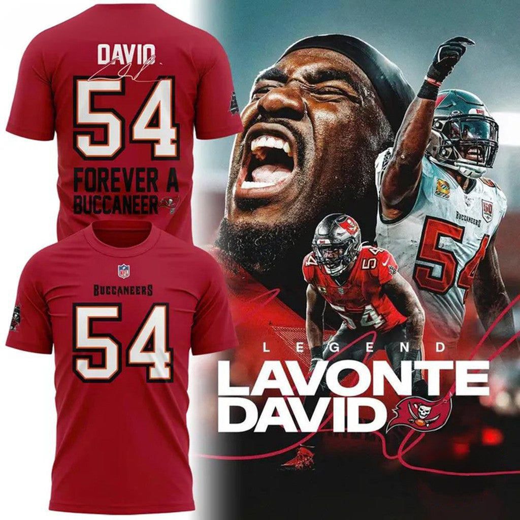 Tampa Bay Buccaneers Merch Lavonte David Forever A Buccaneer T-Shirt Useful Gift For Husband - Merchluma
