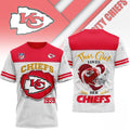Kansas City Chiefs Merch This Girl Loves Her Chiefs T-Shirt Gifts For Him - Merchluma
