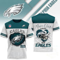 Philadelphia Eagles Merch This Girl Loves Her Eagles T-Shirt Useful Gift For Him - Merchluma