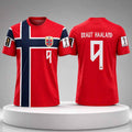 Erling Braut Haaland Jersey Shirt Norway FIFA World Cup 2026 Merch #9 Home Jersey Fan Gifts - Merchluma