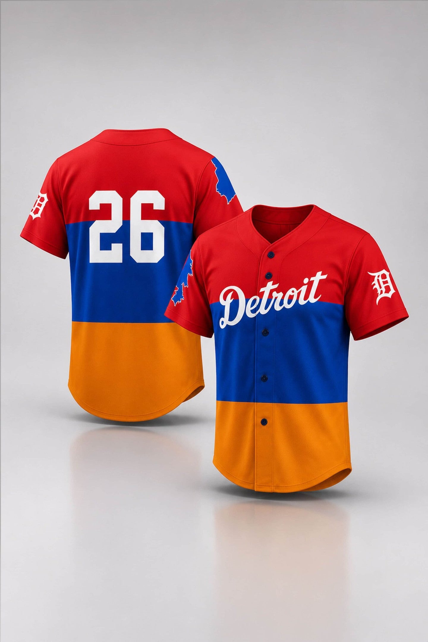 2026 Detroit Tigers Armenian Heritage Jersey Detroit Tigers Merch Present For Baseball Fans - Merchluma