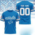 Personalized Detroit Lions Game Day T-Shirt Detroit Lions Merch Best Gifts For Him - Merchluma