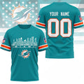 Personalized Miami Dolphins Game Day T-Shirt Miami Dolphins Merchandise Gifts For Fans - Merchluma