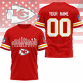 Personalized Kansas City Chiefs Game Day T-Shirt Kansas City Chiefs Merch Gift Idea For Brother - Merchluma