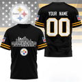 Personalized Pittsburgh Steelers Game Day T-Shirt Pittsburgh Steelers Merch Present - Merchluma