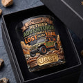 Jeep Retired Adventurer Finally Lost On The Trail Jeep Whiskey Glass 2026 Jeep Merch Gifts - Merchluma
