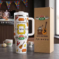 Personalized Friends Central Perk Handle Tumbler Friends Merch Meaningful Gifts - Merchluma