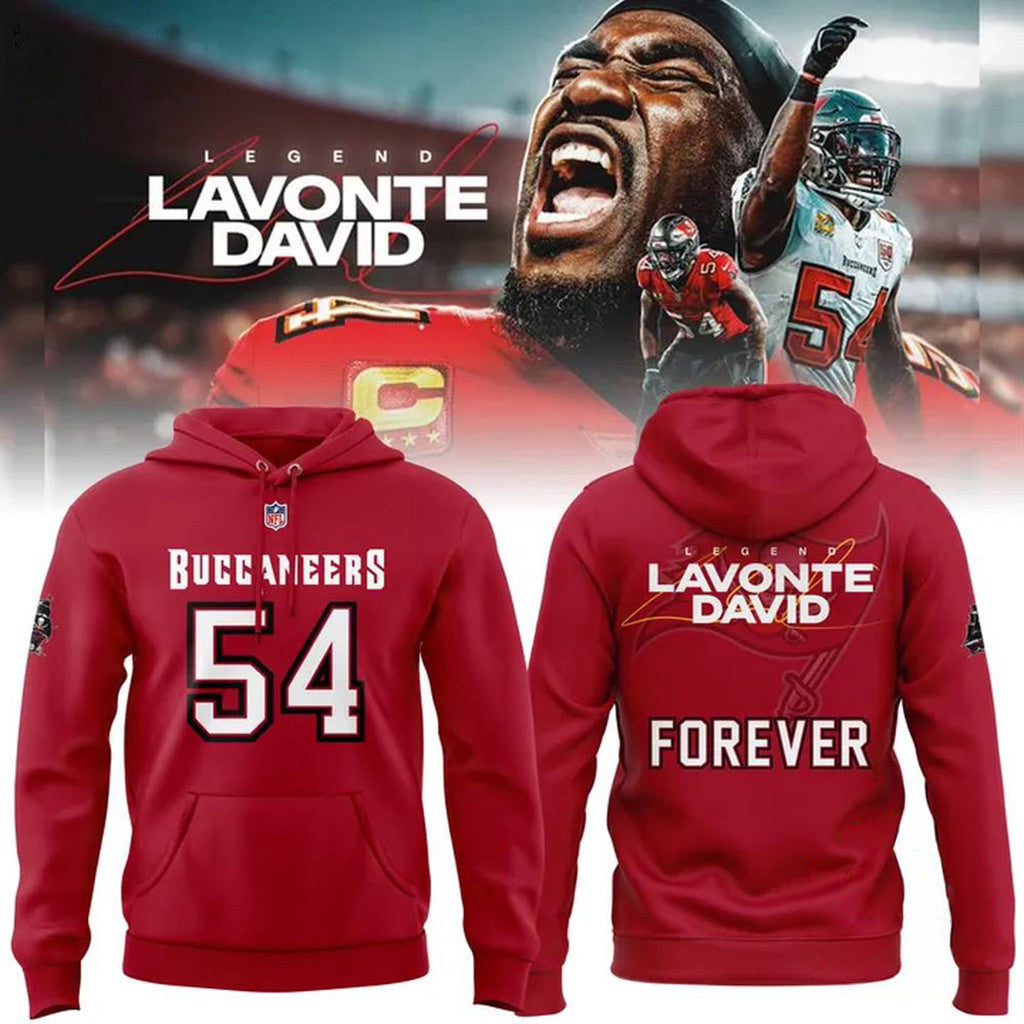 Tampa Bay Buccaneers Merch Lavonte David Forever A Buccaneer Hoodie Good Gifts For Brother - Merchluma