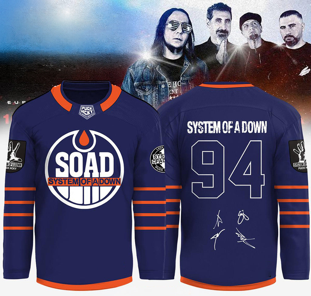 System Of A Down Tour 2026 Hockey Jersey System Of A Down Merch Funny Gifts For Fans - Merchluma