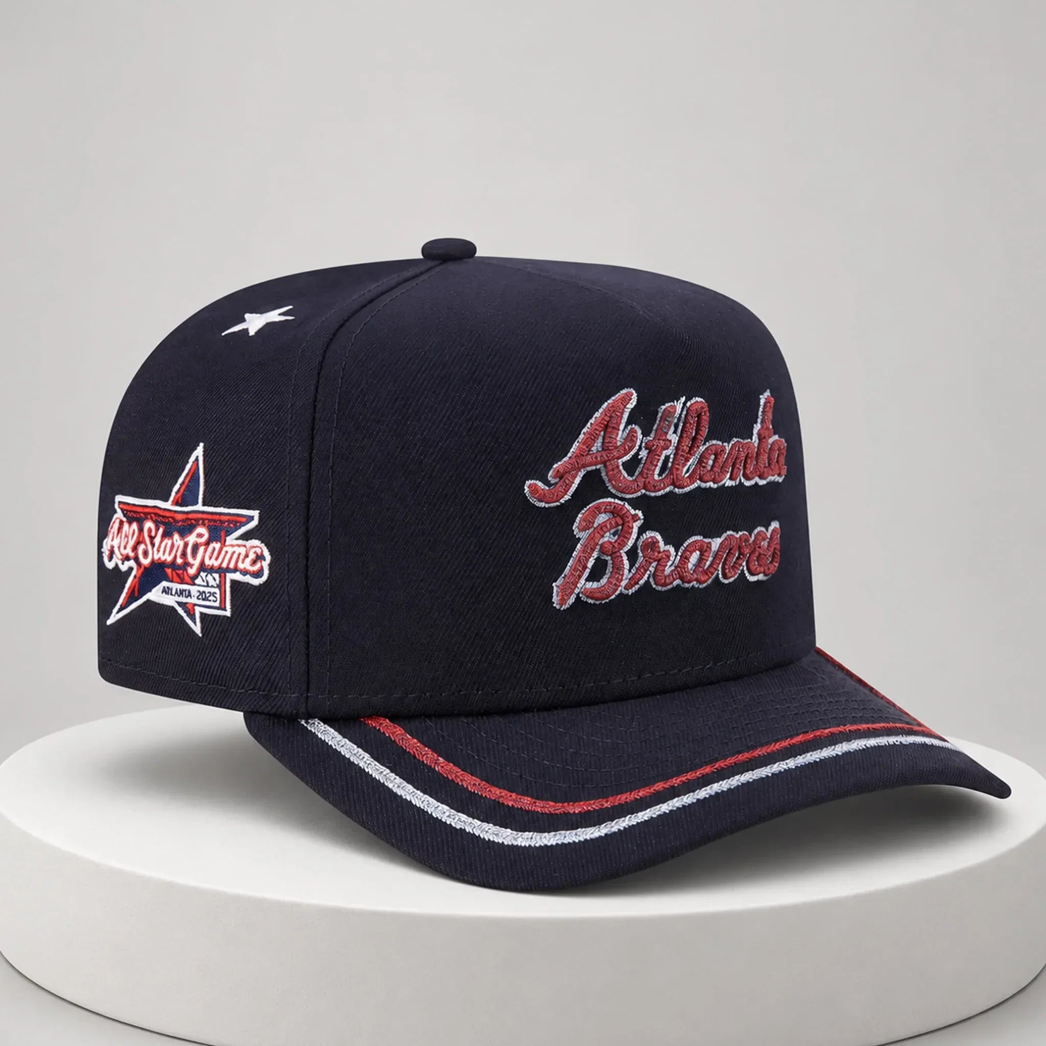 Atlanta Braves 2026 All-Star Game Navy Hat Atlanta Braves Merch Gift For Baseball Lovers - Merchluma