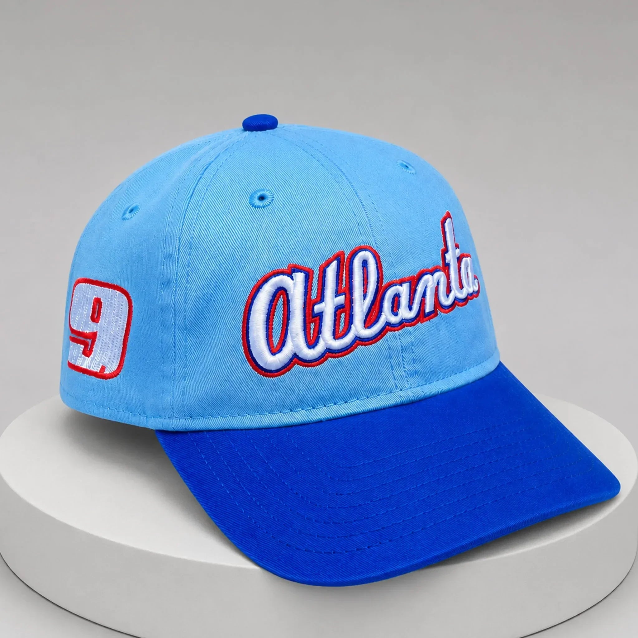 Chase Elliott 9 Atlanta Braves City Connect Hat Embroidered Chase Elliott Merch Brother Gifts - Merchluma