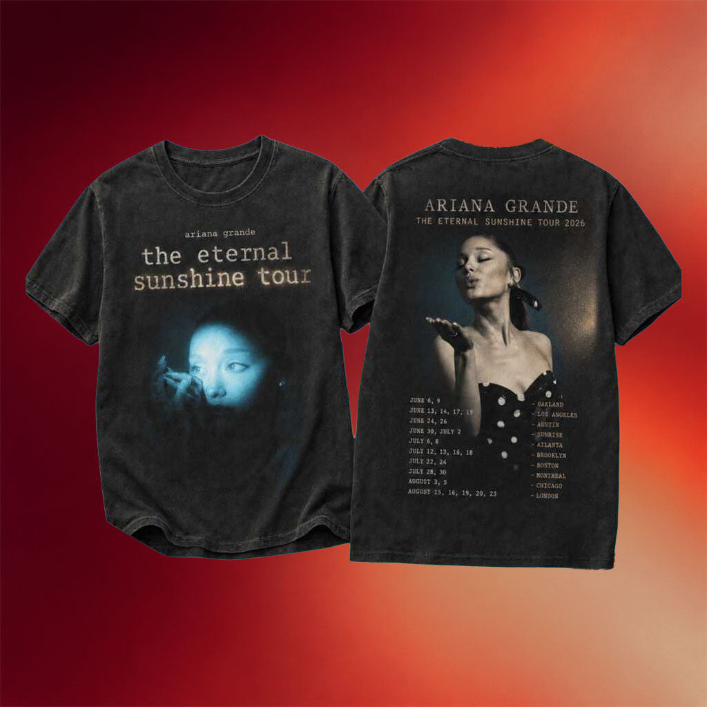 Ariana Grande Merch Eternal Sunshine Tour 2026 Vintage T-Shirt Ariana Grande Concert Merch - Merchluma