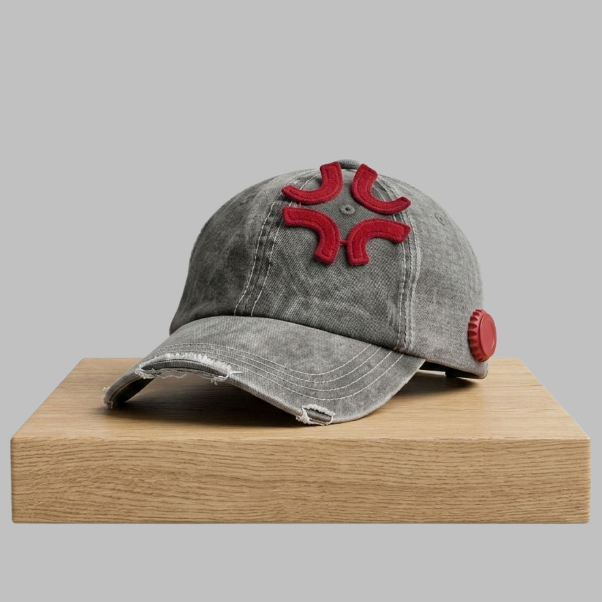 2026 Angry Hat Anime Manga Angry Symbol Cap Unique Gifts For Girlfriend - Merchluma
