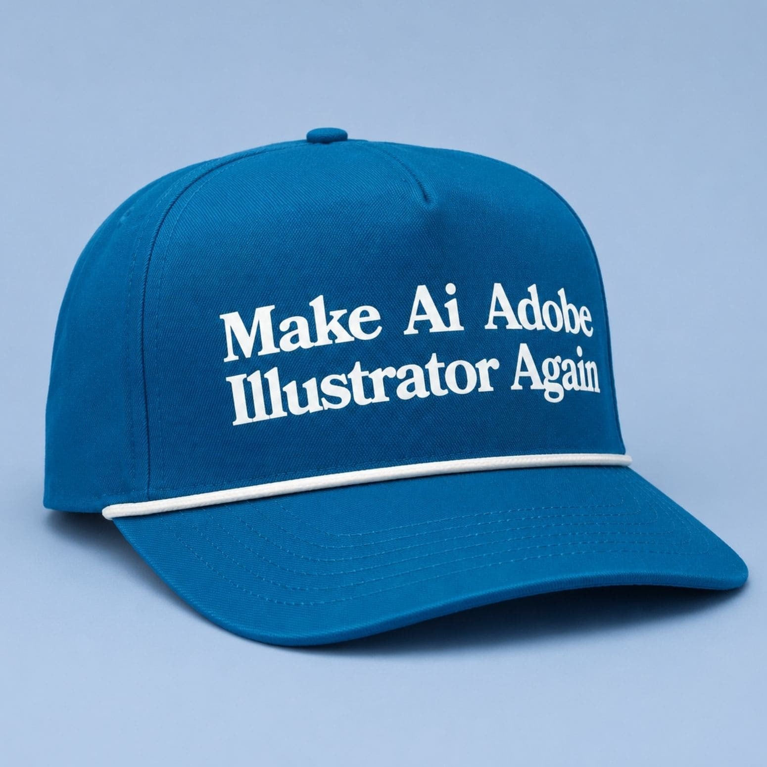 Make Ai Adobe Illustrator Again Hat Embroidered Humorous Cap Gift Ideas For Brothers - Merchluma
