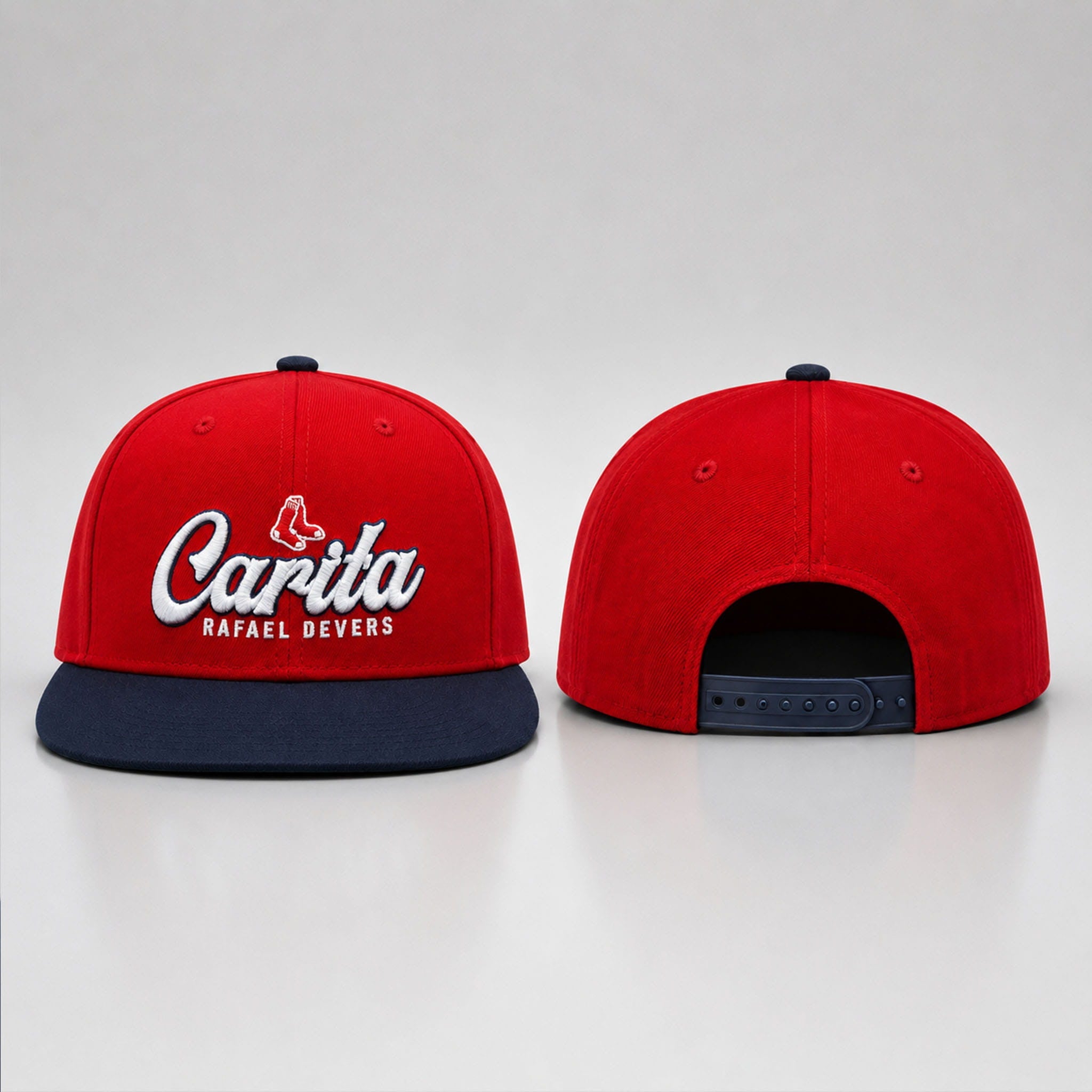 Boston Red Sox Carita Rafael Devers Snapback Hat Embroidered Red Sox Merch 2026 Gift For Fans - Merchluma