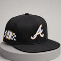 2026 Chase Elliott X Atlanta Braves Snapback Hat Embroidered Chase Elliott Merch Gift For Dad - Merchluma