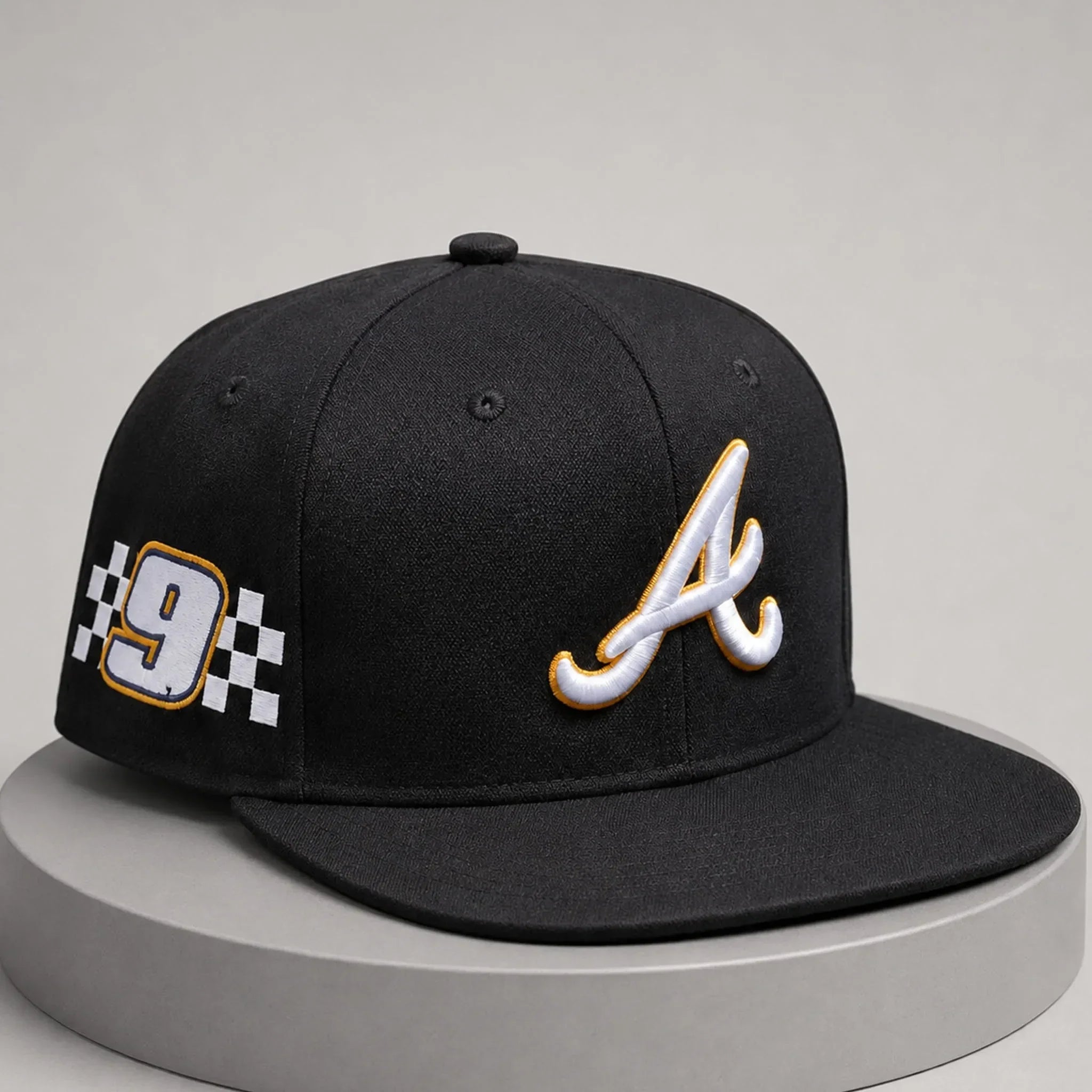 2026 Chase Elliott X Atlanta Braves Snapback Hat Embroidered Chase Elliott Merch Gift For Dad - Merchluma